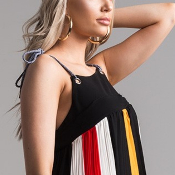 AKIRA Pursuit of Happiness Striped Maxi Dress - Picture 3 of 8